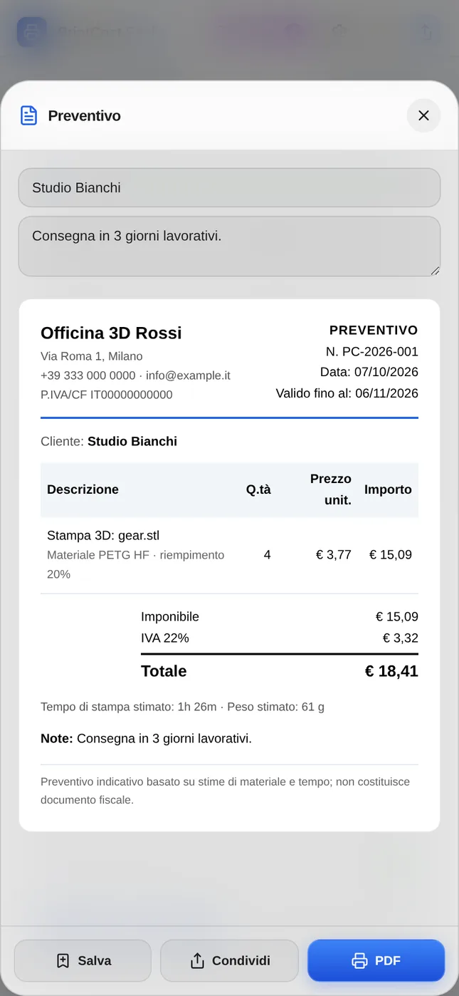 Preventivo PDF